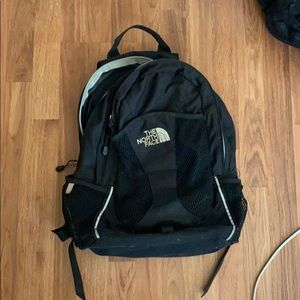 black north face backpack